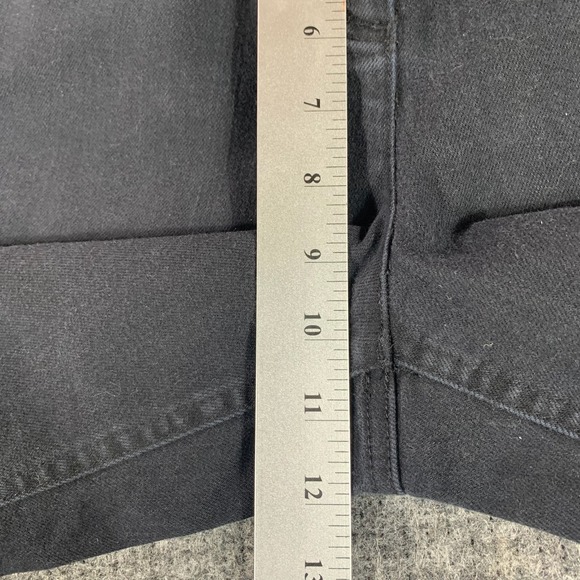 Talbots Capri Jeans Womens 10 Black Stretch 30x19 High Rise Cotton Blend Comfort - Picture 7 of 11